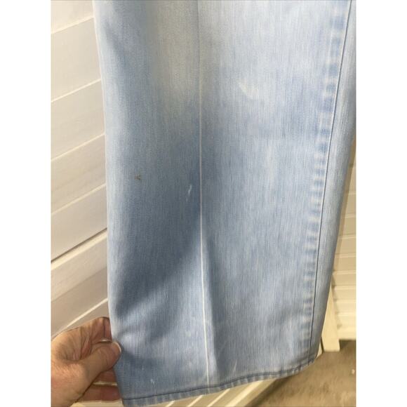 Vintage 1980 Women’s Olympics Levi's Blue Denim Jeans Size Light Wash Medium - Picture 5 of 10